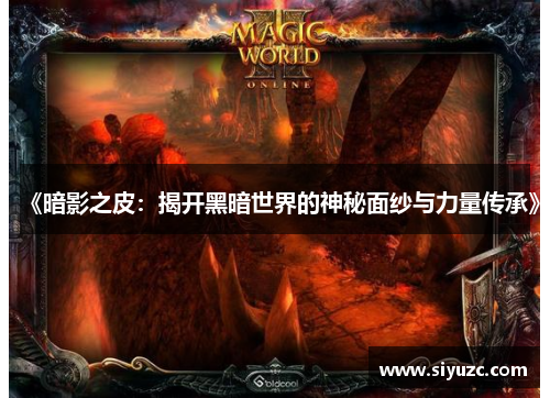 《暗影之皮：揭开黑暗世界的神秘面纱与力量传承》